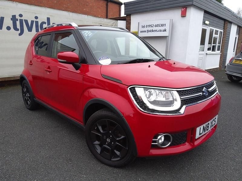 Red/black Used 2018 Suzuki Ignis SZ5 Hatchback | £9,790 (Fair price) - Image 1/2