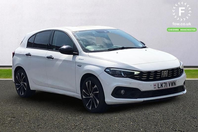 White Used 2021 Fiat Tipo Sport Hatchback | £10,399 (Fair price) - Image 1/3