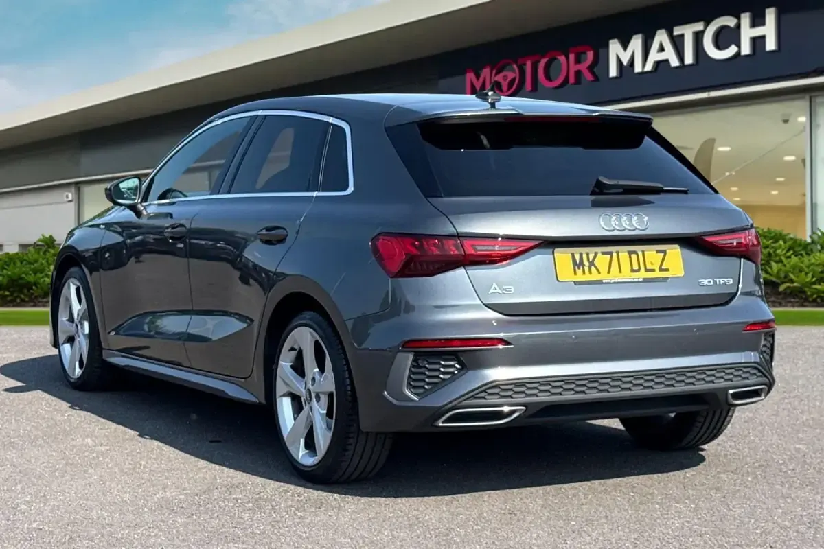 Used Audi A3 Sportback S-Line 110 HP (80 kW) 2021 Grey Hatchback