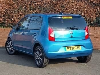 Used Seat Mii Electric 61 kW (83 HP) 2021 Blue Hatchback