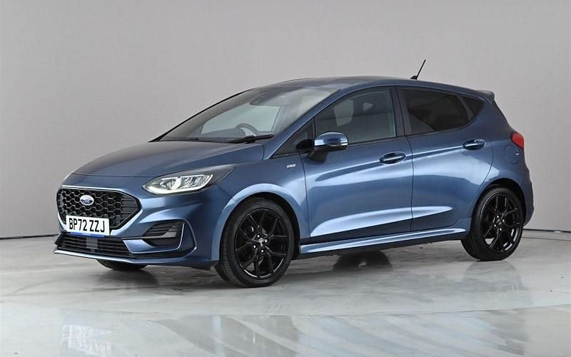 Used Ford Fiesta ST-Line 101 HP (74 kW) 2022 Blue Hatchback