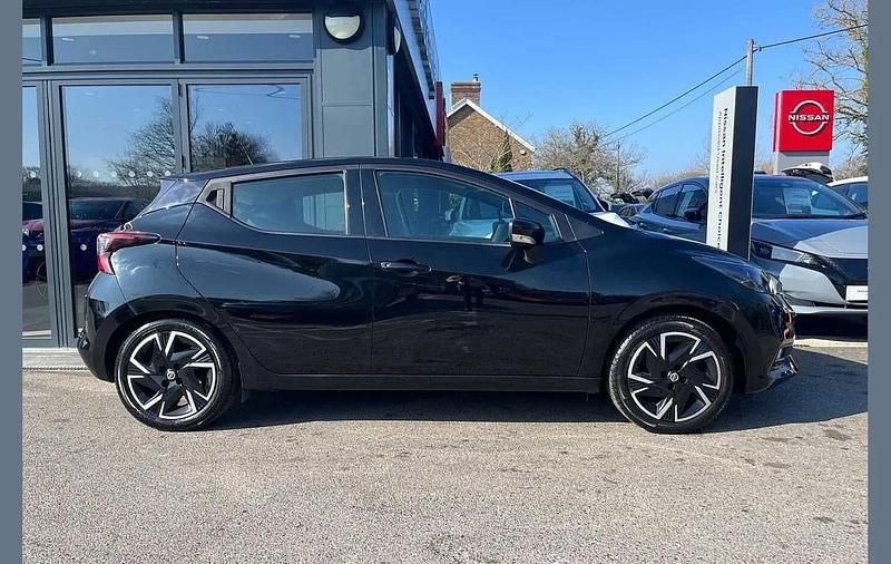 Used Nissan Micra Acenta 91 HP (66 kW) 2021 Black Hatchback
