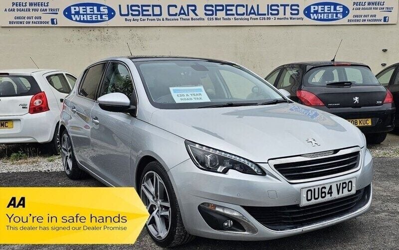 Silver Used 2014 Peugeot 308 S Hatchback | £4,975 (Fair price) - Image 1/4