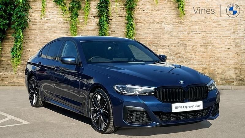 Used BMW 545e M Sport 389 HP (286 kW) 2022 Blue