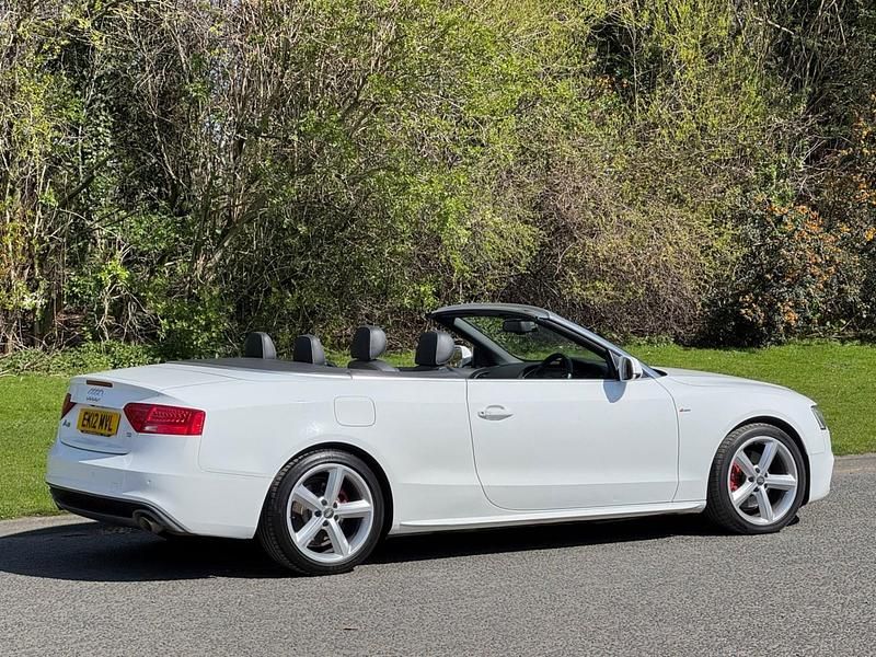 Used Audi A5 Cabriolet S-Line 2012 White Cabriolet