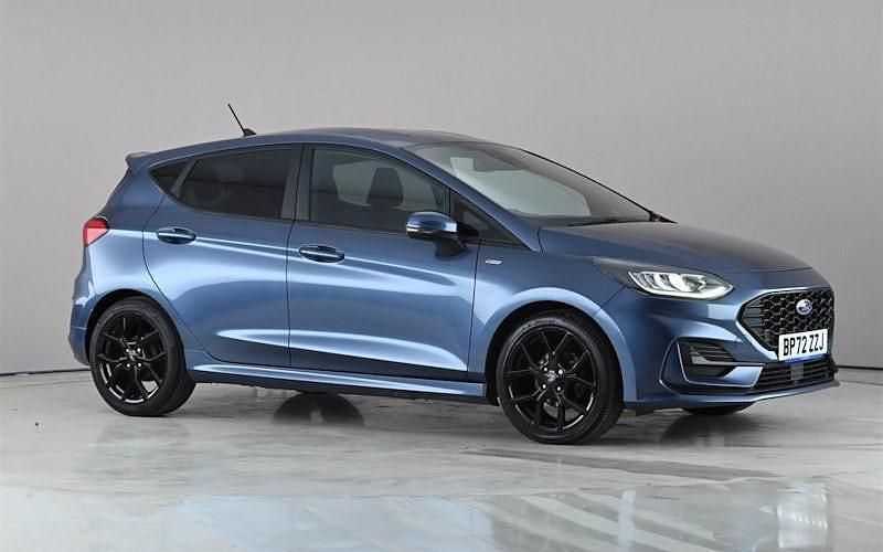 Used Ford Fiesta ST-Line 101 HP (74 kW) 2022 Blue Hatchback