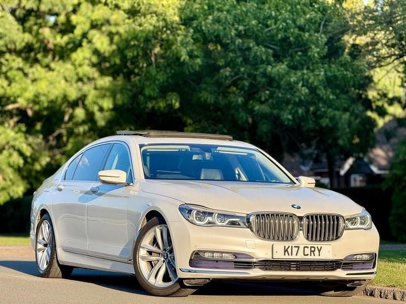 White Used 2015 BMW 730L Impressive Sedan | £18,495 (Fair price) - Image 1/4