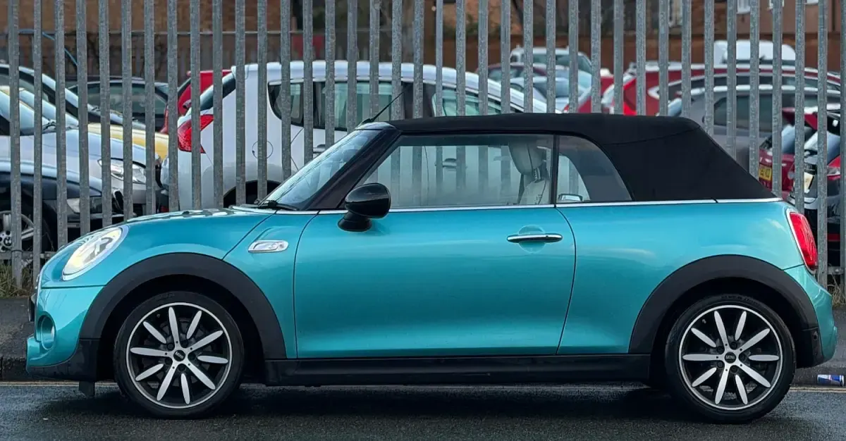 Used Mini Cooper S Cabriolet 189 HP (139 kW) 2017 Turquoise Cabriolet