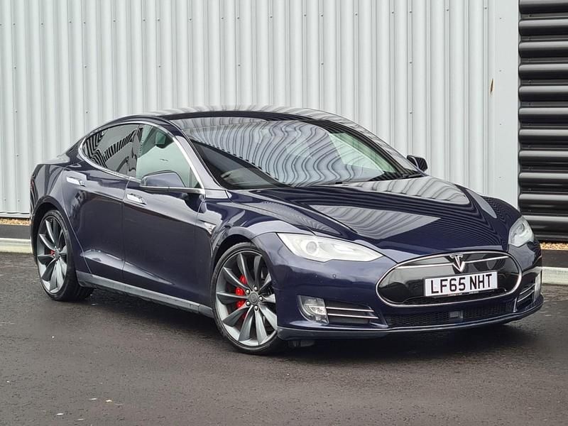 Used Tesla Model S Performance 339 kW (462 HP) 2015 Blue Hatchback