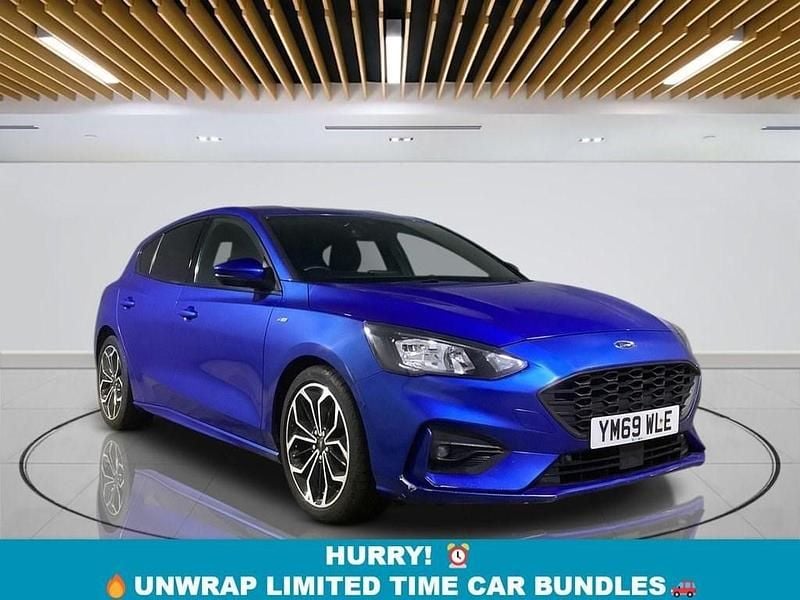 Blue Used 2020 Ford Focus ST-Line X Hatchback | £10,699 (Good price) - Image 1/4