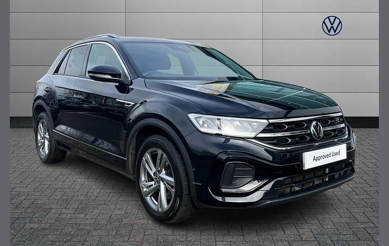Black Used 2023 VW T-Roc R-line SUV | £22,100 (Good price) - Image 1/4