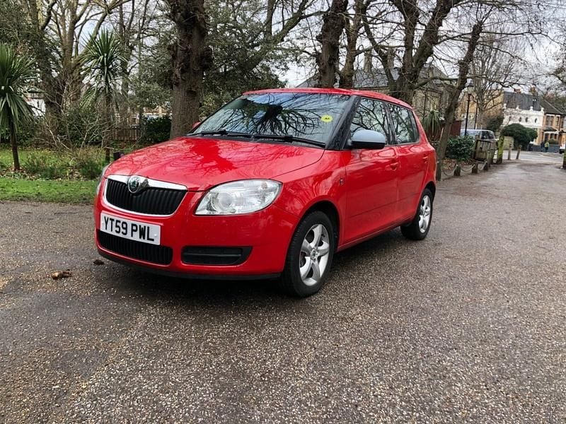 Used Skoda Fabia 2009 Red Hatchback