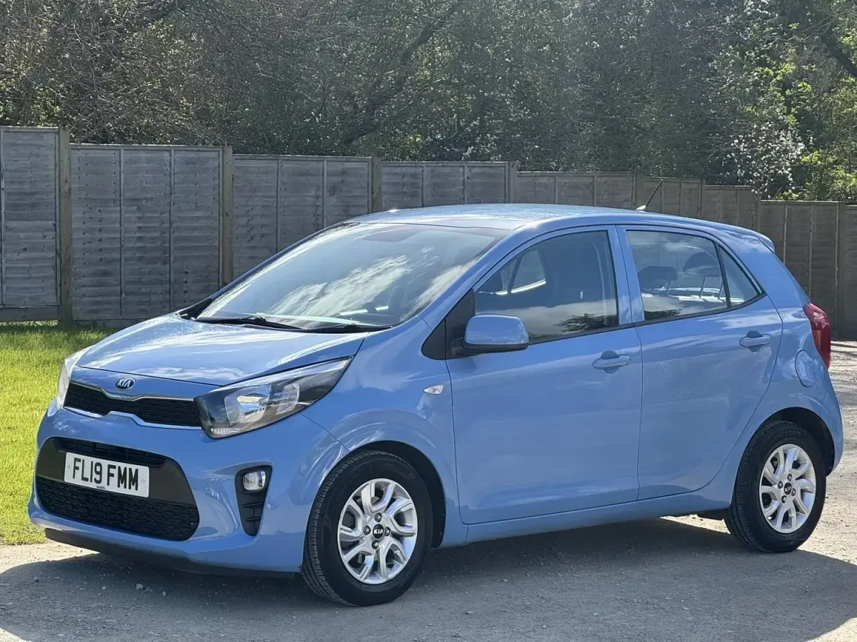 Begagnad Kia Picanto 83 HK (61 kW) 2019 Blå Halvkombi