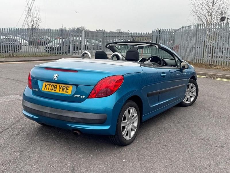 Used Peugeot 207 CC Sport 2008 Blue Cabriolet