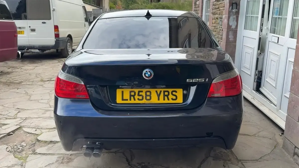 Used BMW 525 M Sport 2008 Black Sedan