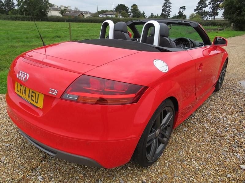 Used Audi TT S-Line 184 HP (135 kW) 2014 Red Cabriolet