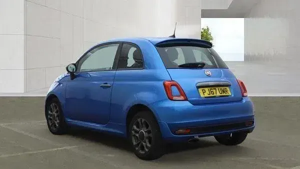 Used Fiat 500 S 69 HP (50 kW) 2017 Blue Hatchback