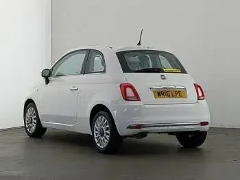 Used Fiat 500 Lounge 69 HP (50 kW) 2016 White Hatchback