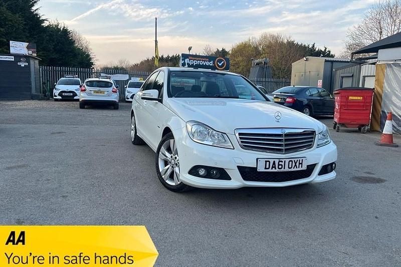 White Used 2012 Mercedes C220 Edition 1 Sedan | £3,490 (Good price) - Image 1/1
