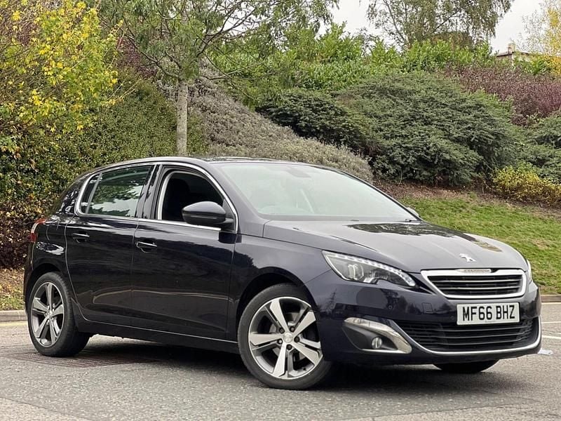 Blue Used 2016 Peugeot 308 Allure Hatchback | £6,095 (Fair price) - Image 1/4