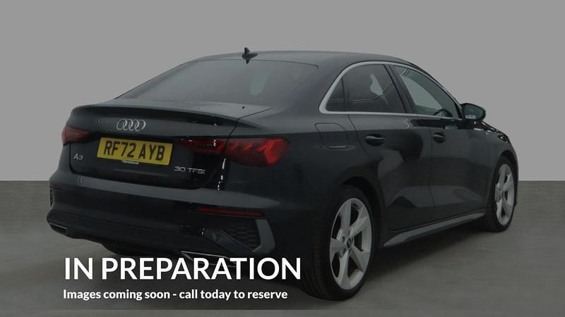 Used Audi A3 S-Line 110 HP (80 kW) 2022 Black Sedan