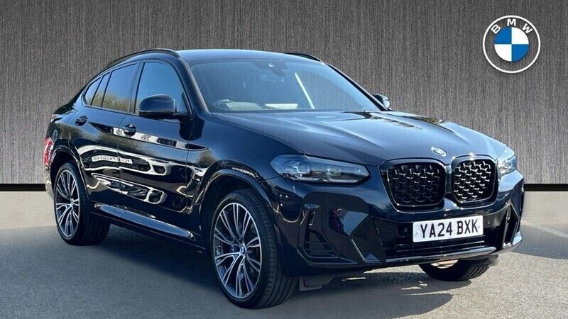 Black Used 2024 BMW X4 M Sport SUV | £46,499 (Good price) - Image 1/4
