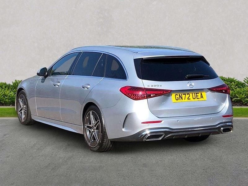 Used Mercedes C220 AMG line 2022 Silver Estate