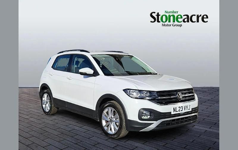 White Used 2023 VW T-Cross SE SUV | £15,450 (Fair price) - Image 1/4