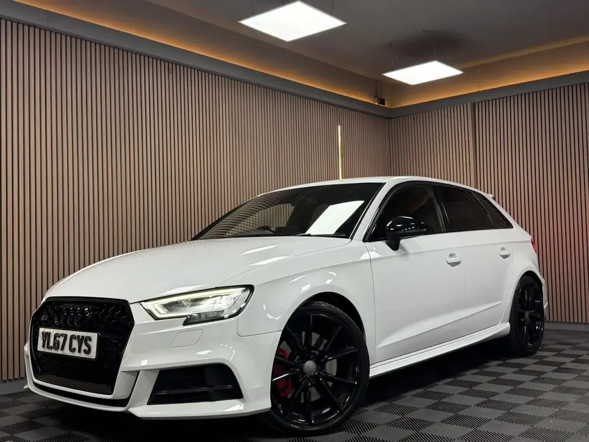 Used Audi S3 Sportback Black Edition 2018 White Hatchback