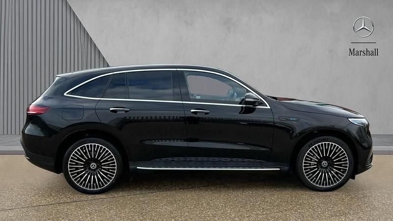 Used Mercedes EQC400 AMG Line Premium 300 kW (408 HP) 2023 Obsidian black metallic SUV