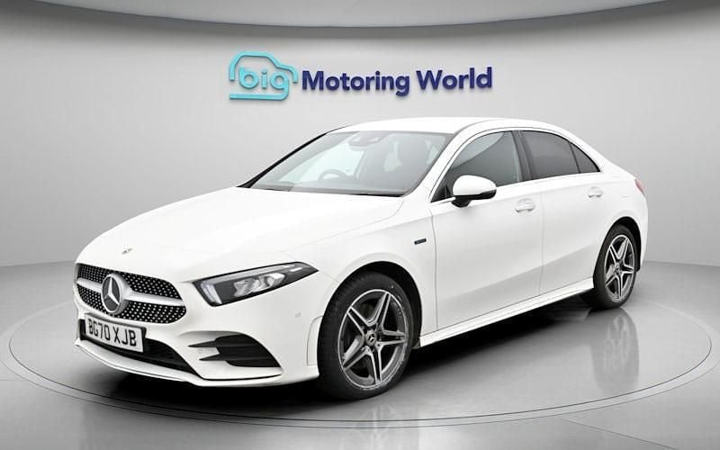 Used Mercedes A250 AMG line 259 HP (190 kW) 2021 White Sedan