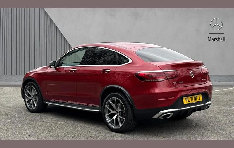 Used Mercedes GLC300e AMG line 254 HP (186 kW) 2021 Red Coupe