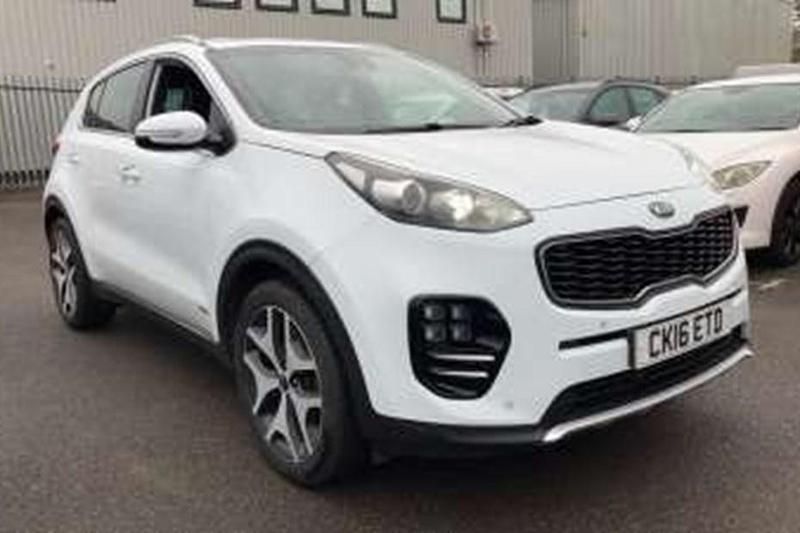 Arctic white Used 2016 Kia Sportage GT-Line SUV | £8,275 (Good price) - Image 1/1