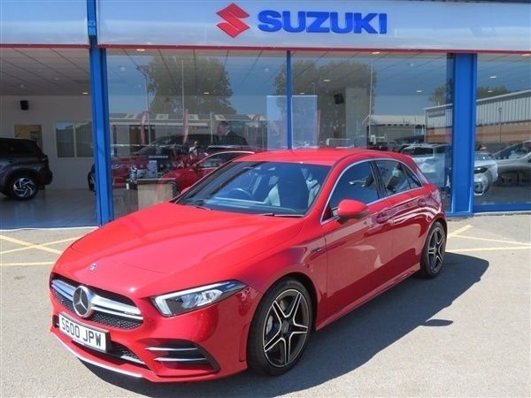 Red Used 2019 Mercedes A35 AMG Premium Hatchback | £22,487 (Super price) - Image 1/1
