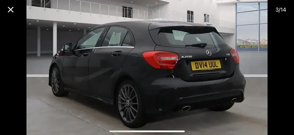 Begagnad Mercedes A200 AMG 136 HK (100 kW) 2014 Svart Halvkombi