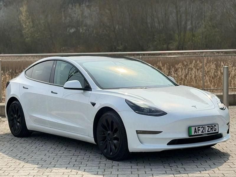 Used Tesla Model 3 Long Range AWD 366 kW (498 HP) 2021 White Sedan
