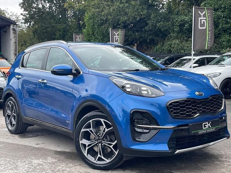 Blue Used 2020 Kia Sportage GT-Line SUV | £13,995 (Good price) - Image 1/4