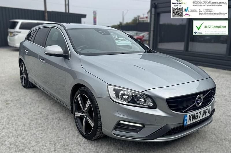 Silver Used 2017 Volvo V60 R-Design Estate | £9,990 (Fair price) - Image 1/1