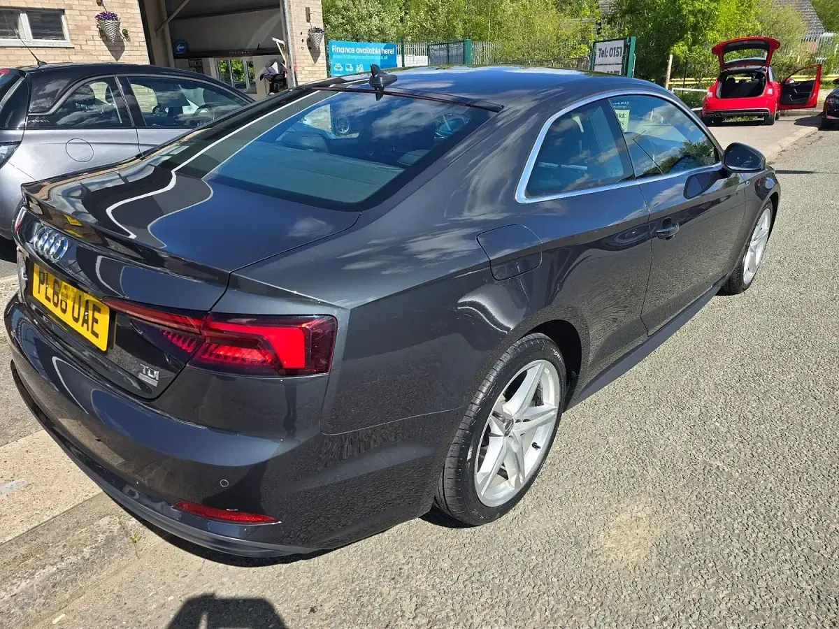 Used Audi A5 S-Line 190 HP (139 kW) 2018 Grey Coupe