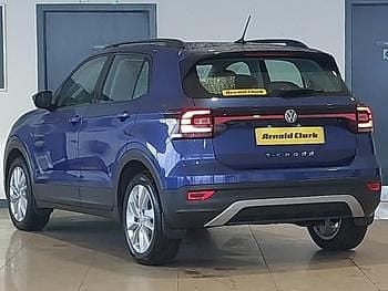 Used VW T-Cross SE 115 HP (84 kW) 2019 Blue SUV