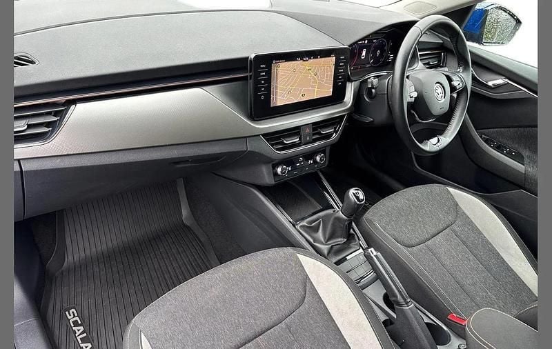 Used Skoda Scala SE L 108 HP (79 kW) 2022 Blue Hatchback