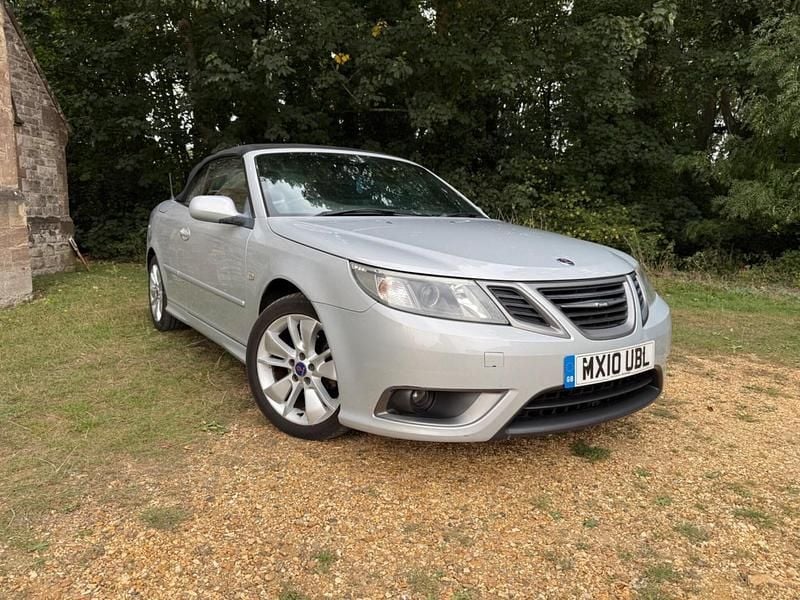 Silver Used 2010 Saab 9-3 Cabriolet Linear Cabriolet | £2,495 (Super price) - Image 1/4