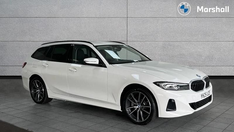 White Used 2025 BMW 330e Sport Line Estate | £32,698 (Super price) - Image 1/4