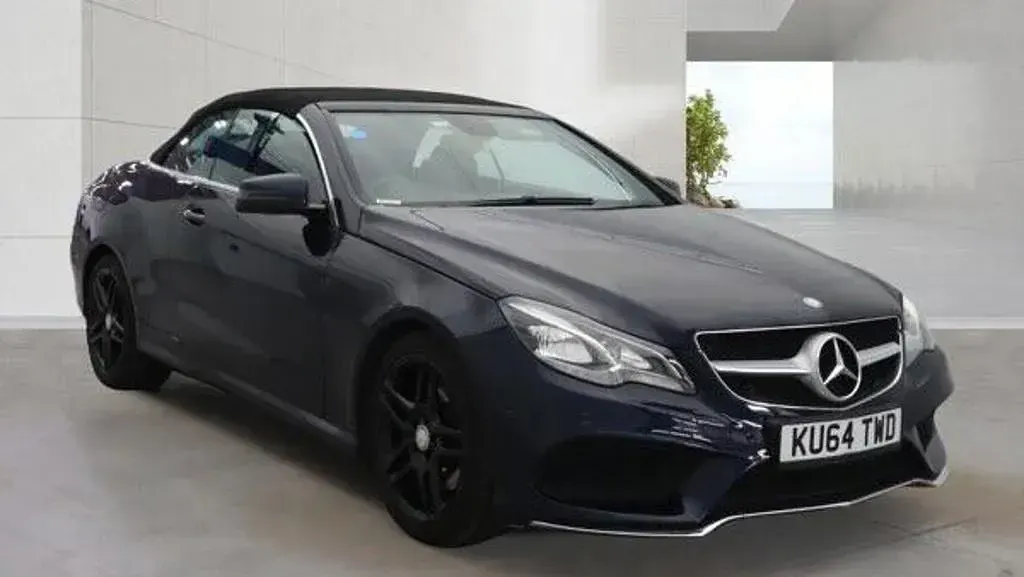 Used Mercedes E350 AMG 2014 Blue Cabriolet