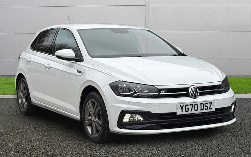Used VW Polo R-line 116 HP (85 kW) 2020 White Hatchback