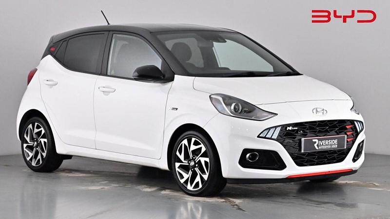 Used Hyundai i10 N Line 100 HP (73 kW) 2021 Polar white Hatchback