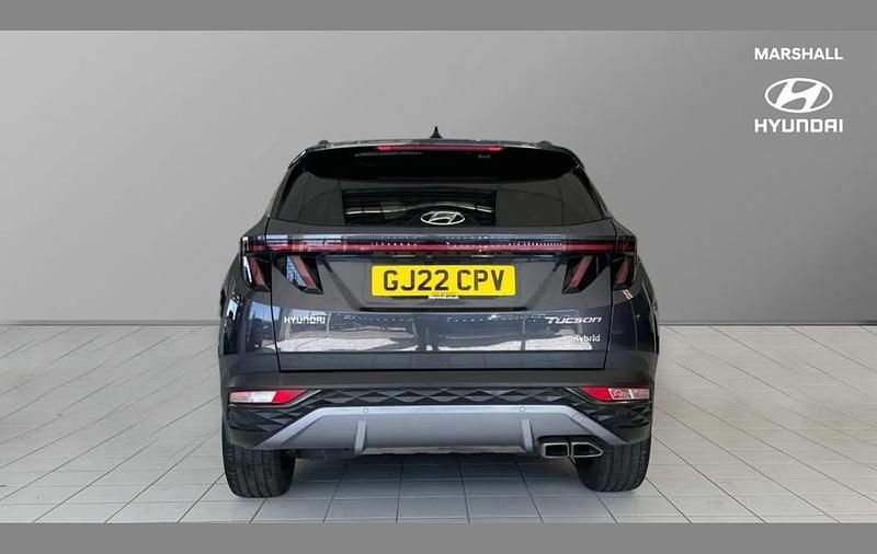 Usado Hyundai Tucson Premium 230 CV (169 kW) 2022 Gris SUV