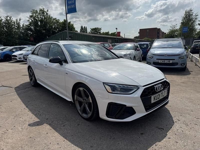 White Used 2021 Audi A4 Black Edition Estate | £18,490 (Fair price) - Image 1/4