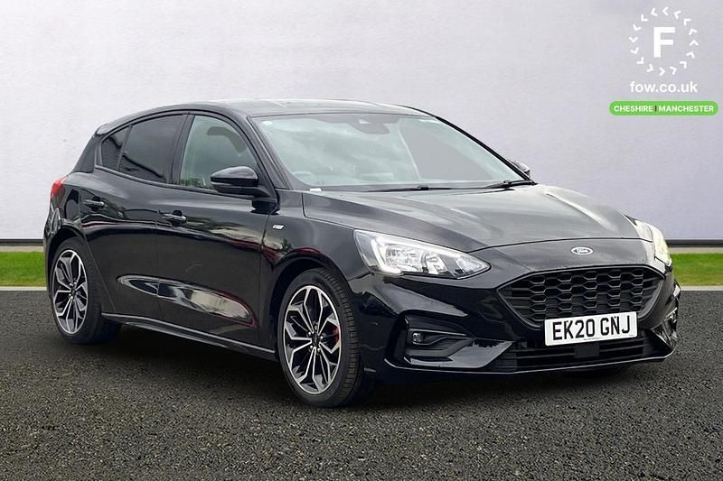 Black Used 2020 Ford Focus ST-Line X Hatchback | £17,899 (Fair price) - Image 1/4