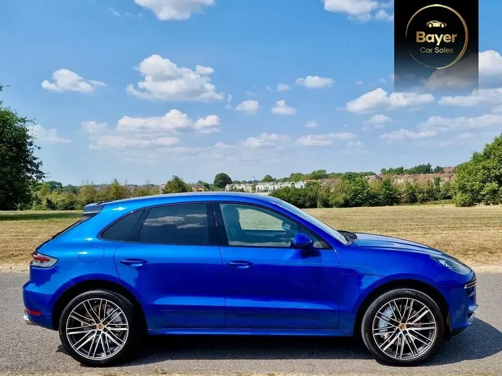 Used Porsche Macan Turbo 2020 Blue SUV
